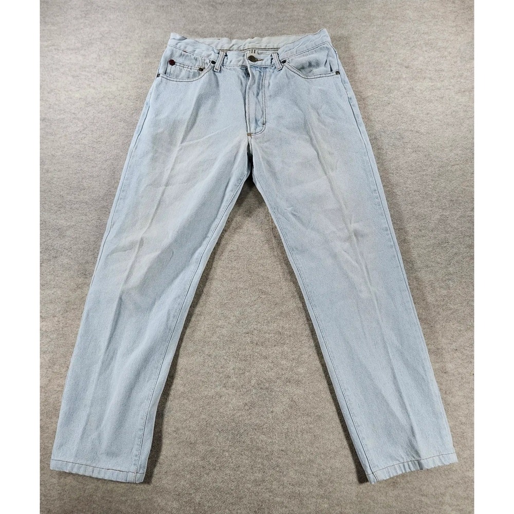 Vintage LOIS Basic Line Jeans Mens 33 Light Wash Straight Leg 100% Cotton Mexico